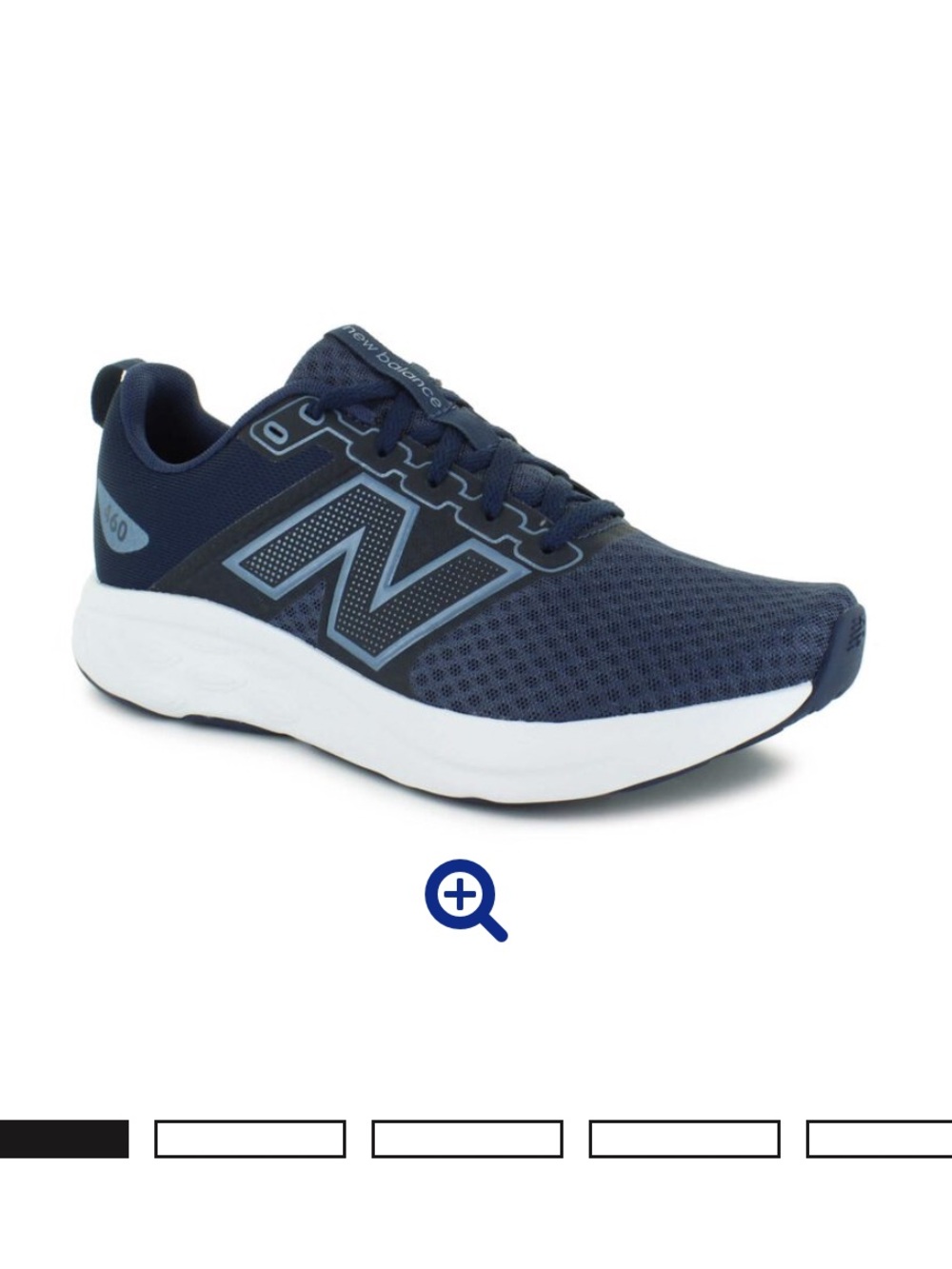 New Balance Womens 460 v4 Navy/White Running Shoes Size 9B W460LN4 Good Clean!